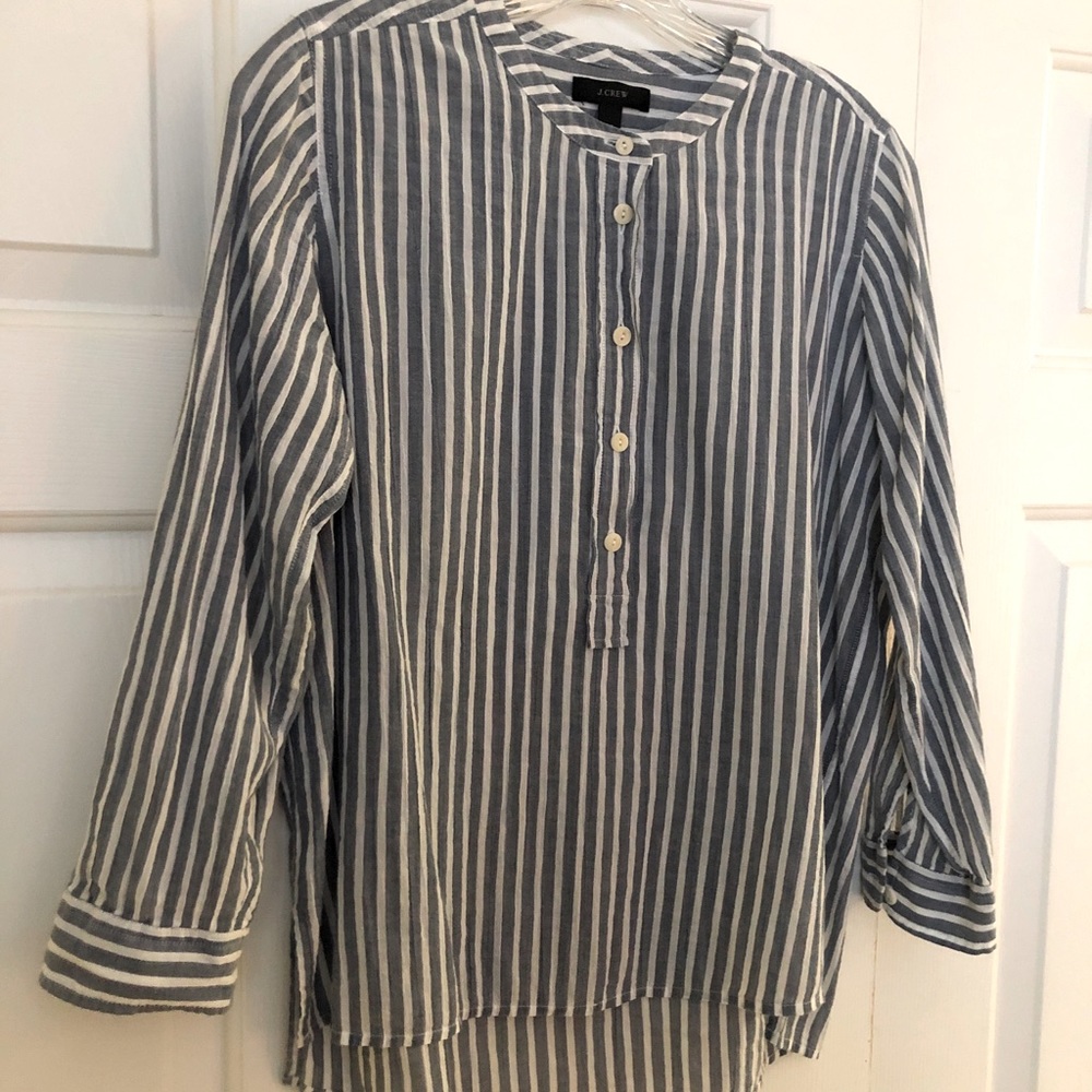 J. Crew stripped blouse, size 6 petite